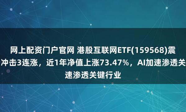 网上配资门户官网 港股互联网ETF(159568)震荡上行冲击3连涨，近1年净值上涨73.47%，AI加速渗透关键行业